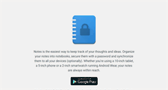 Desktop Screenshot of notesforandroid.com